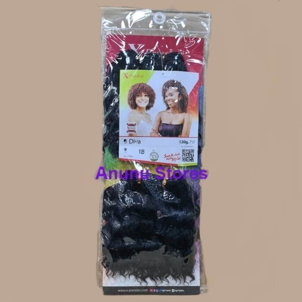 X pression Diva Weave-On Weft Twin Pack - 7 1/2 inches
